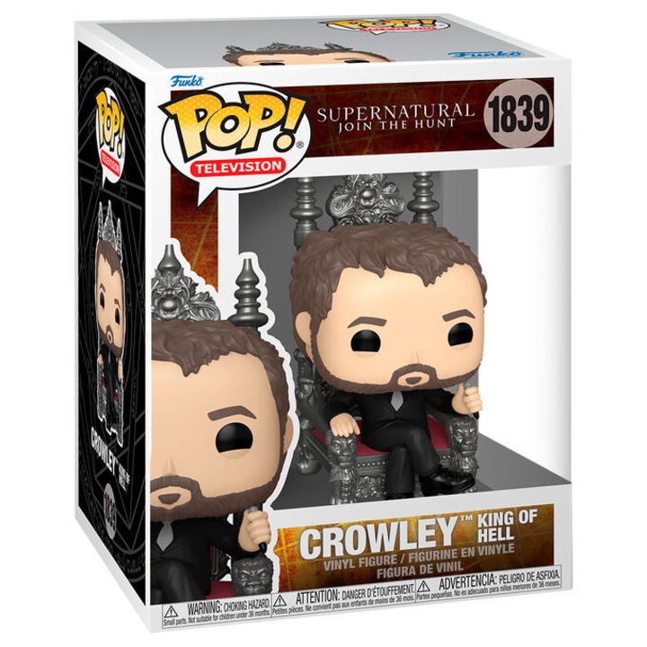 POP figura, Supernatural, Csatlakozz a vadászathoz, Death Crowley King of Hell, 17 cm
