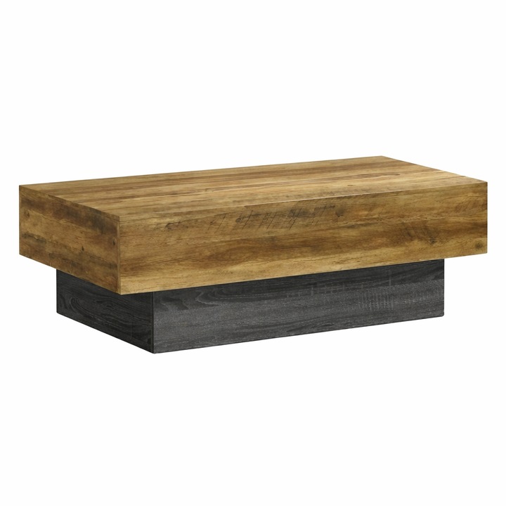 Masa de cafea, Blackswan Design Model Zain, lemn maro/ gri, 140x70x45 cm