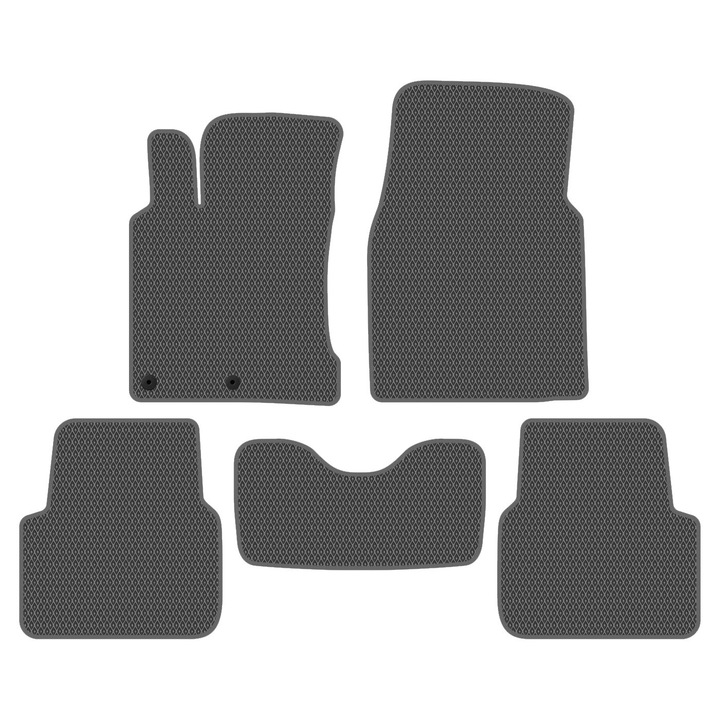 Комплект Автомобилни Стелки, предназначени за Nissan Qashqai J10 I (2007–2013) SUV, за всички сезони, идеално съвместими, 5 части, Сиви