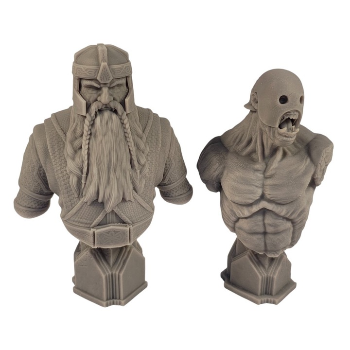 Комплект фигурки Lord of the Rings Гимли и Урук Хай Берсерк 8-9 см смола