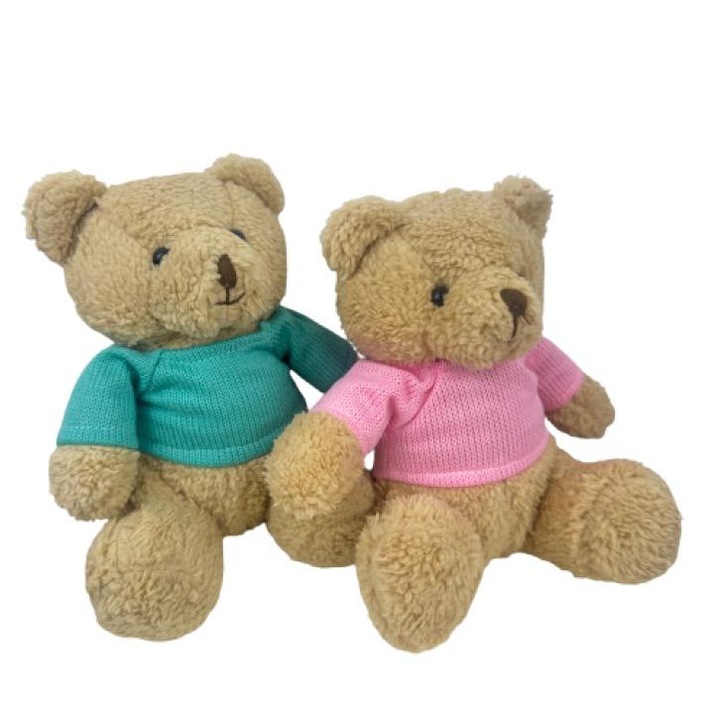 Set 2 ursuleti de plus cu pulover – 22 cm