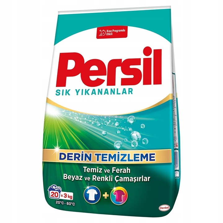 Detergent de rufe, Persil, 3 kg, protectie impotriva decolorarii