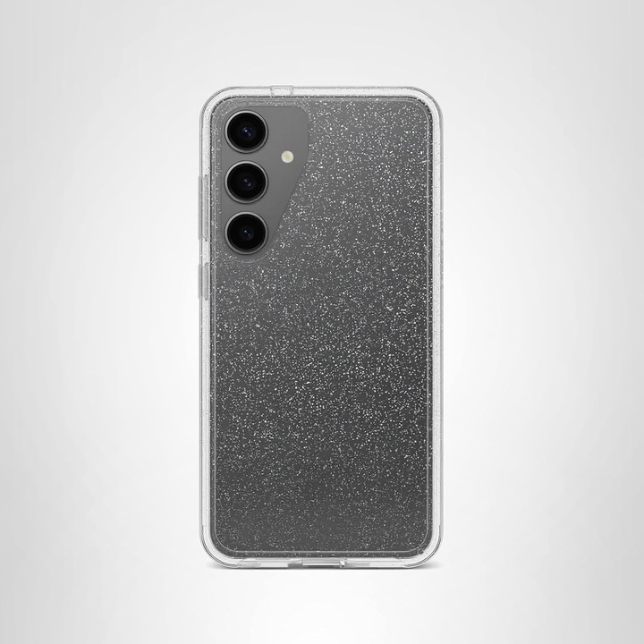 OtterBox Symmetry Series Husa pentru Samsung Galaxy S24+, Stardust (Transparenta cu sclipici)