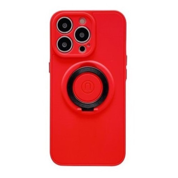 Tok Apple iPhone 13 Pro-hoz, szilikon, Evolium, piros