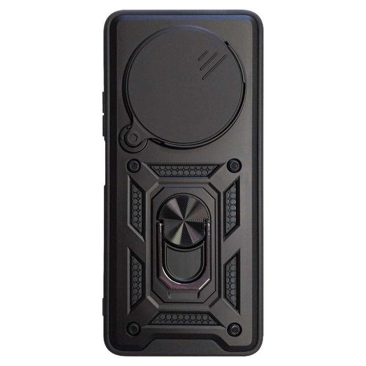 TelForceOne Defender, Slide védőtok, Xiaomi Redmi 14C/Redmi A4/Poco C75, Fekete
