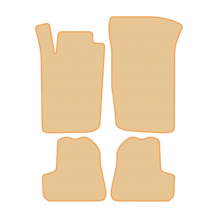 Set Covorase Auto dedicate Peugeot 206 I (2000–2007) Cabrio all seasons perfect compatibile, 4 piese, Bej