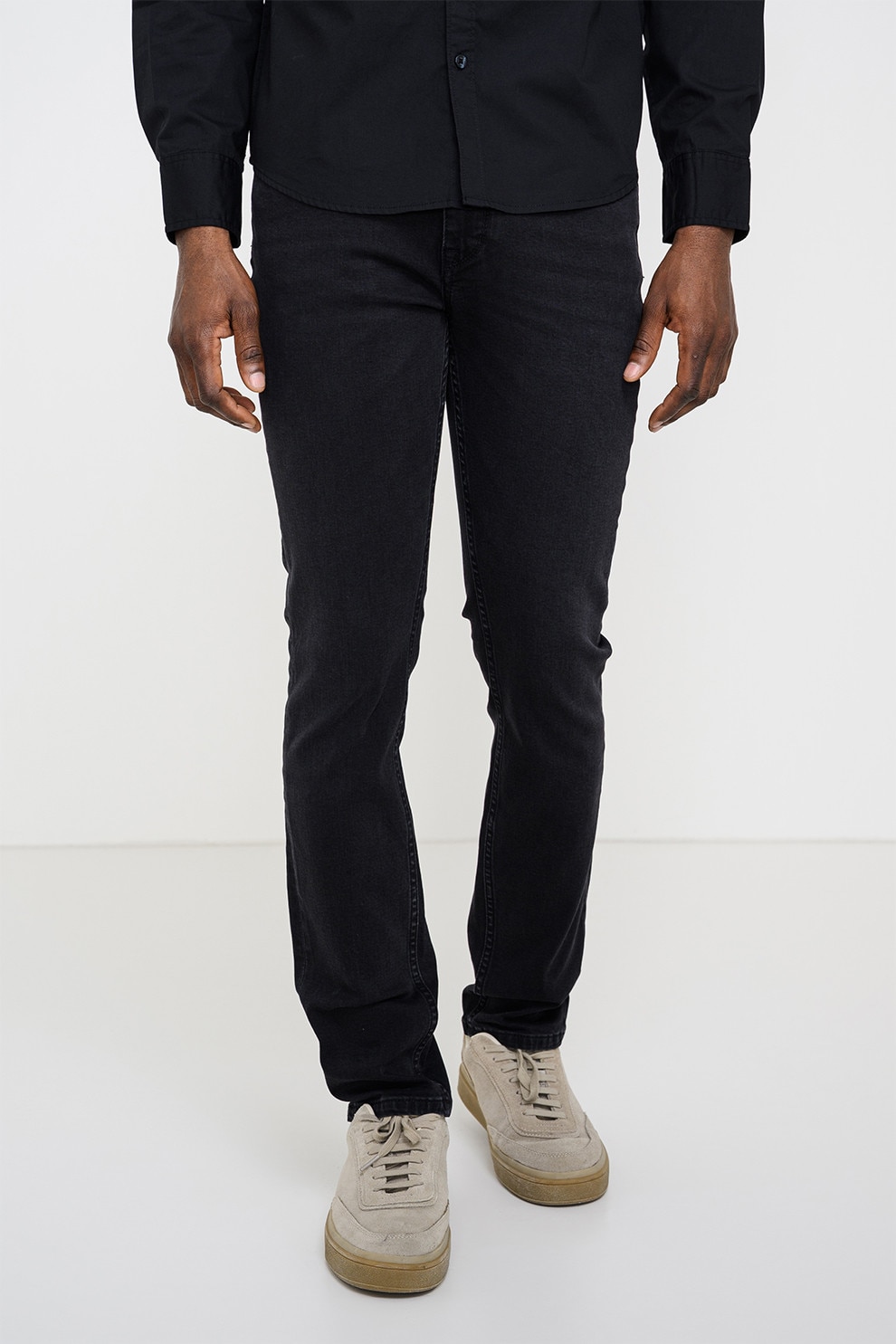 Mustang, Blugi slim fit Vegas, Negru stins, W40-L32