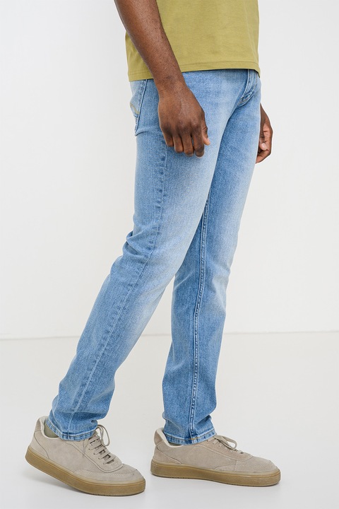 Mustang, Blugi slim fit Vegas, Albastru deschis melange