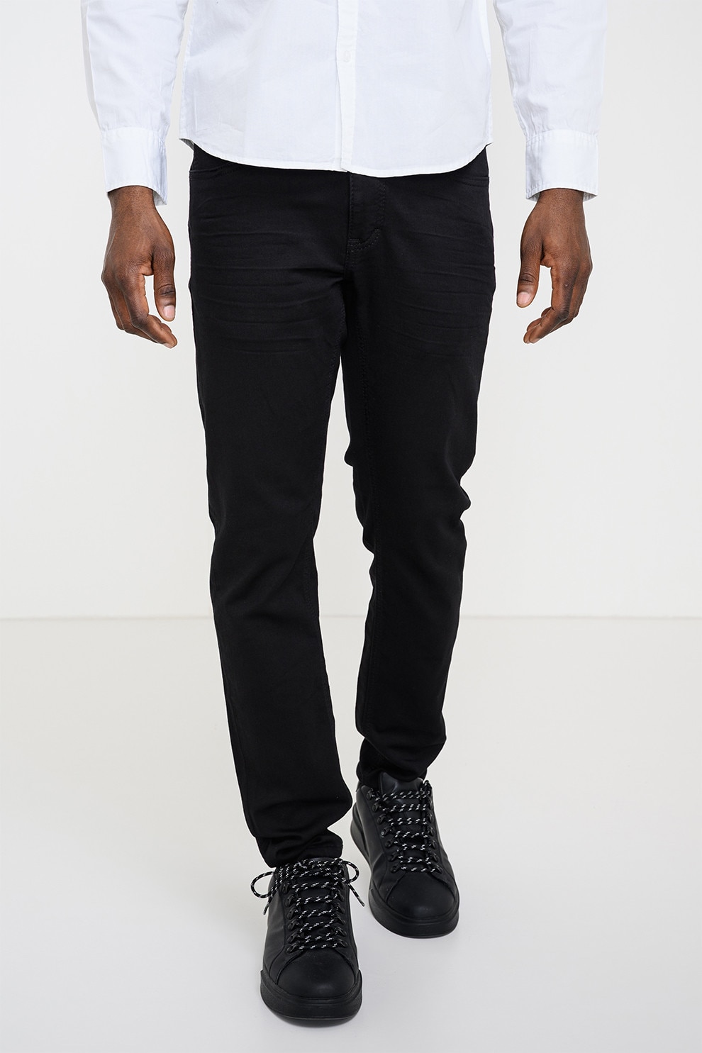 Mustang,Blugi slim fit Oregon, Negru, W36-L32