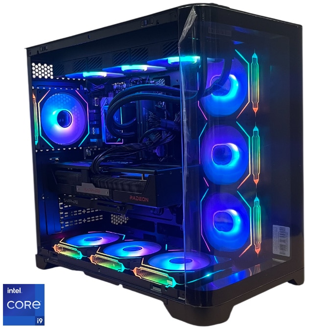 Sistem Desktop PC Gaming Serioux cu procesor Intel® Core™ i9 13900K pana la 5.8GHz, Racire pe lichid, 32GB DDR5, 2TB SSD, Sapphire PULSE AMD RADEON™ RX 9070 XT GAMING 16GB GDDR6, N