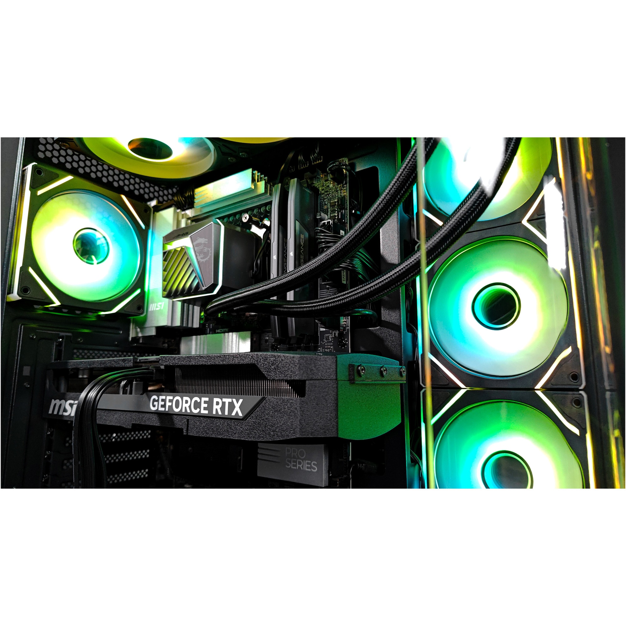 Sistem Desktop PC Gaming A+ Powered by MSI cu procesor AMD Ryzen