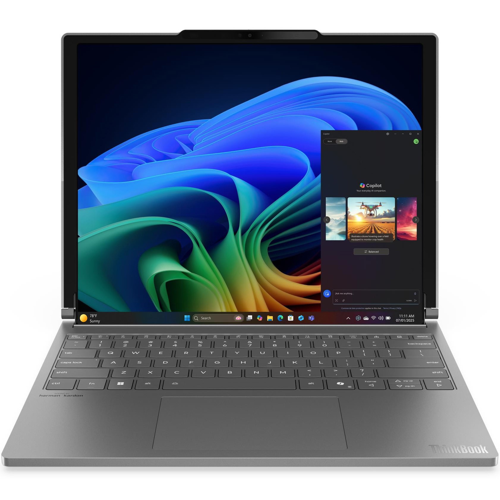 Lenovo ThinkBook タッチスクリーン Laptop Lenovo ThinkBook Plus G6 Rollable cu procesor Intel® Core