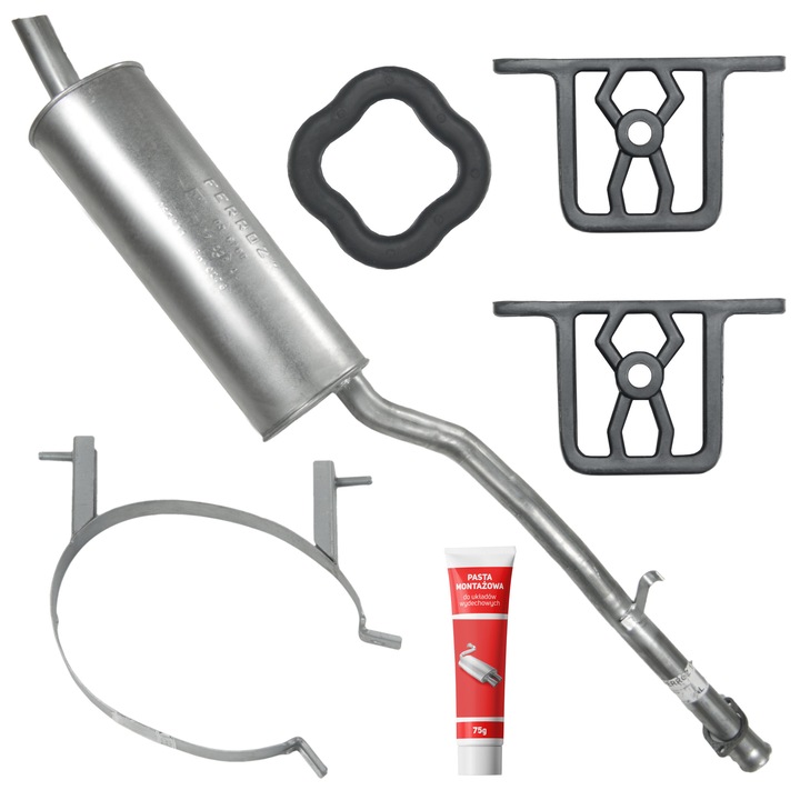 Toba Ferroz set pentru BMW Seria 3 E36 316i 1.6 1991-1998, elemente montaj, rezistent la coroziune