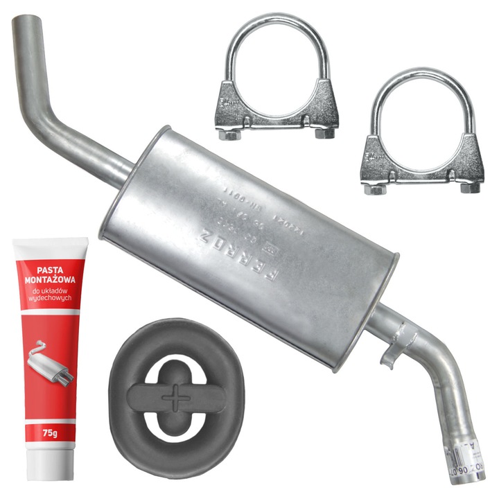 Toba Ferroz set cu elemente de montaj pentru Volkswagen Transporter T4 IV 2.0i, 2.5i, 1.9 D, 2.4 D, 1990-1995, rezistent la coroziune