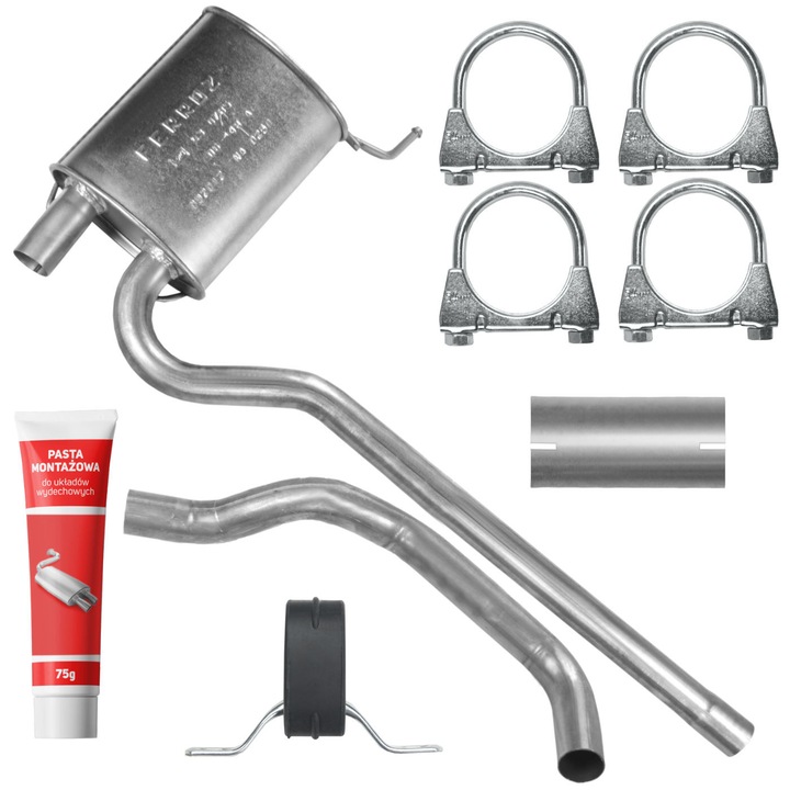 Toba set cu elemente montaj pentru Volkswagen Passat B5 FL 1.6i, 2000-2005, 1595cm³, 75KW