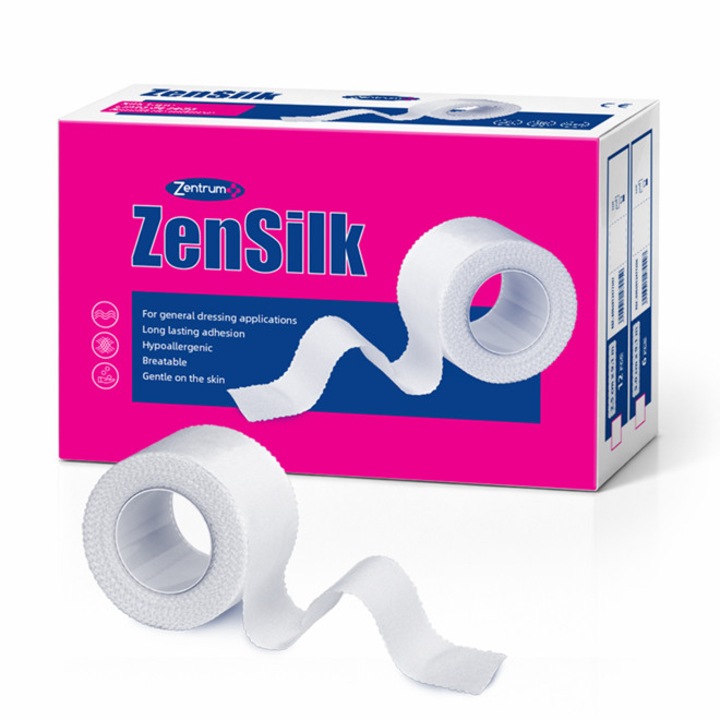 Leukoplaszt selyem 2,5 cm x 9,14 m, doboz 12 db