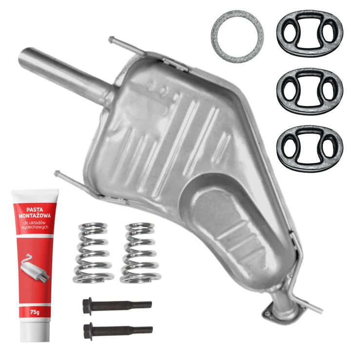 Toba set cu elemente de montaj Ferroz pentru Opel Vectra B II 1.6i 16V, 1.8i 16V, 2.0i 16V, 2.2i 16V, 1995-2002, rezistent la coroziune