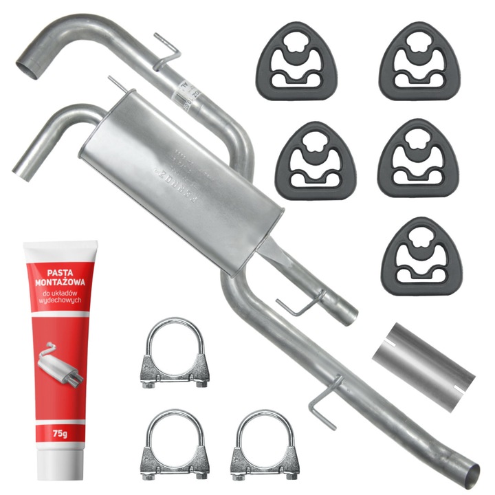 Toba Ferroz pentru Mercedes Vito W638 2.2 Cdi TD, set cu elemente de montaj, rezistent la coroziune, 2148cc, 75KW