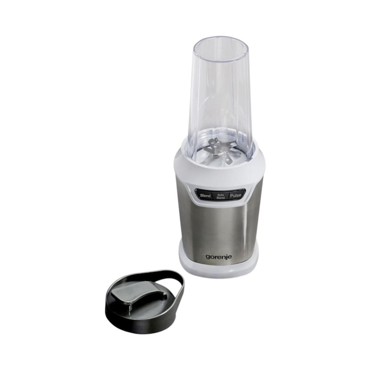 Smoothie maker, Star, 250 W, 2 sticle sport 300 ml, 500 ml, Alb/Verde