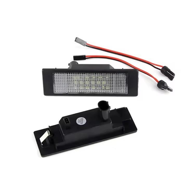 BMW E63 E64 E81 E87 E85 E86 E89 F06 F12 F13 F20 K48 MINI R55 R60 R61 fehér SMD LED rendszámtábla világítás