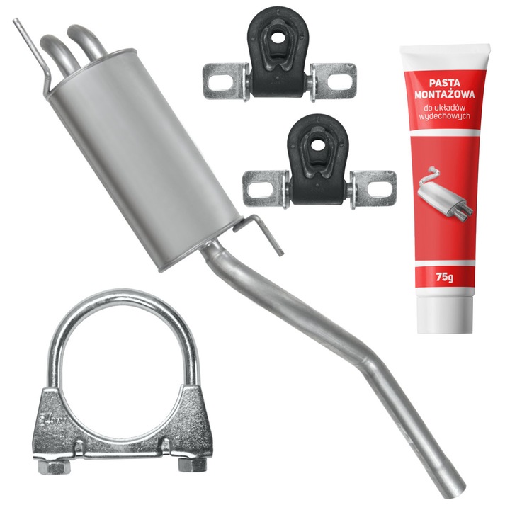 Toba finala cu elemente de montaj Ferroz pentru Volkswagen Caddy II 2, 1.7 SDI, 1.9, set, 1995-2004