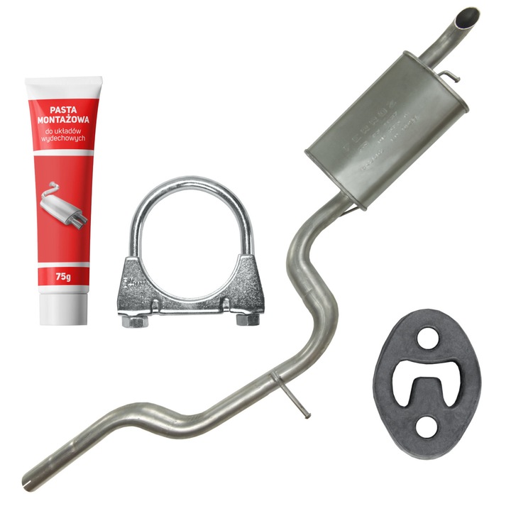 Toba finala, set Ferroz pentru Ford Mondeo MK3 III 2.0 DCi 2.2 TDCI, elemente de montaj incluse, rezistent la coroziune