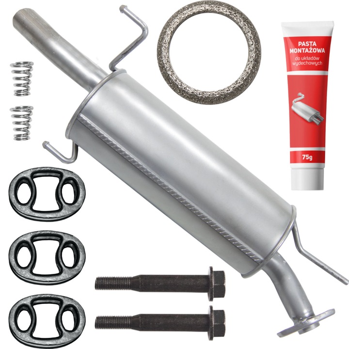 Toba finala pentru Opel Zafira A I 1, 2.0 DI, 2.2 DTI, set cu elemente de montaj, 1999-2005