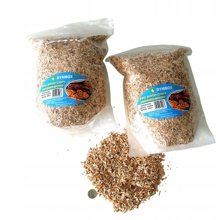 Set aschii de lemn pentru afumare, Dymbox, FAG/ARIN, 10x1kg, Pentru generator de fum i afumatoare traditionala, Afumare carne peste branzeturi, Granulatie 4mm i 10mm umiditate 10.0% aroma naturala