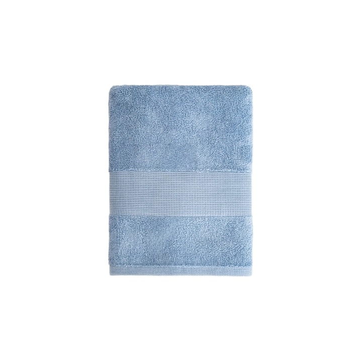 CELLEN törölköző, kék, 50x90 cm, lyocell és pamut keverékével