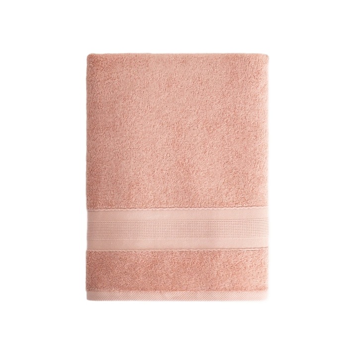 Rózsaszín bambusz törölköző, 70x130 cm, szett, HOMLA