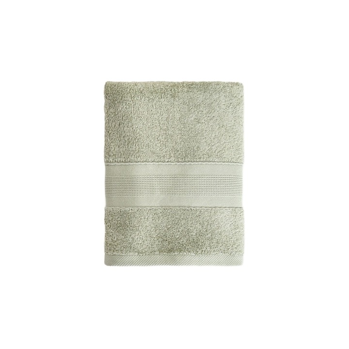 Törölköző BAMBOO, pisztácia, 50x90 cm, pamut és bambusz keverékkel