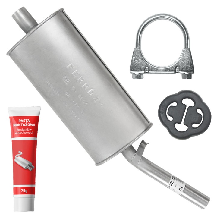 Toba finala, Ferroz set pentru Volkswagen Golf 1 I 1.8|1.6 TD, elemente montaj, otel german, 75g pasta montaj