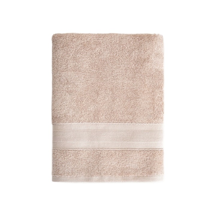 Prosop BAMBOO, bézs, 70x130 cm, 70% bambusz, 30% pamut