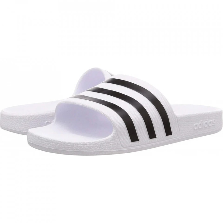 Papuci Adidas Adilette Aqua barbati, Бял | Черен