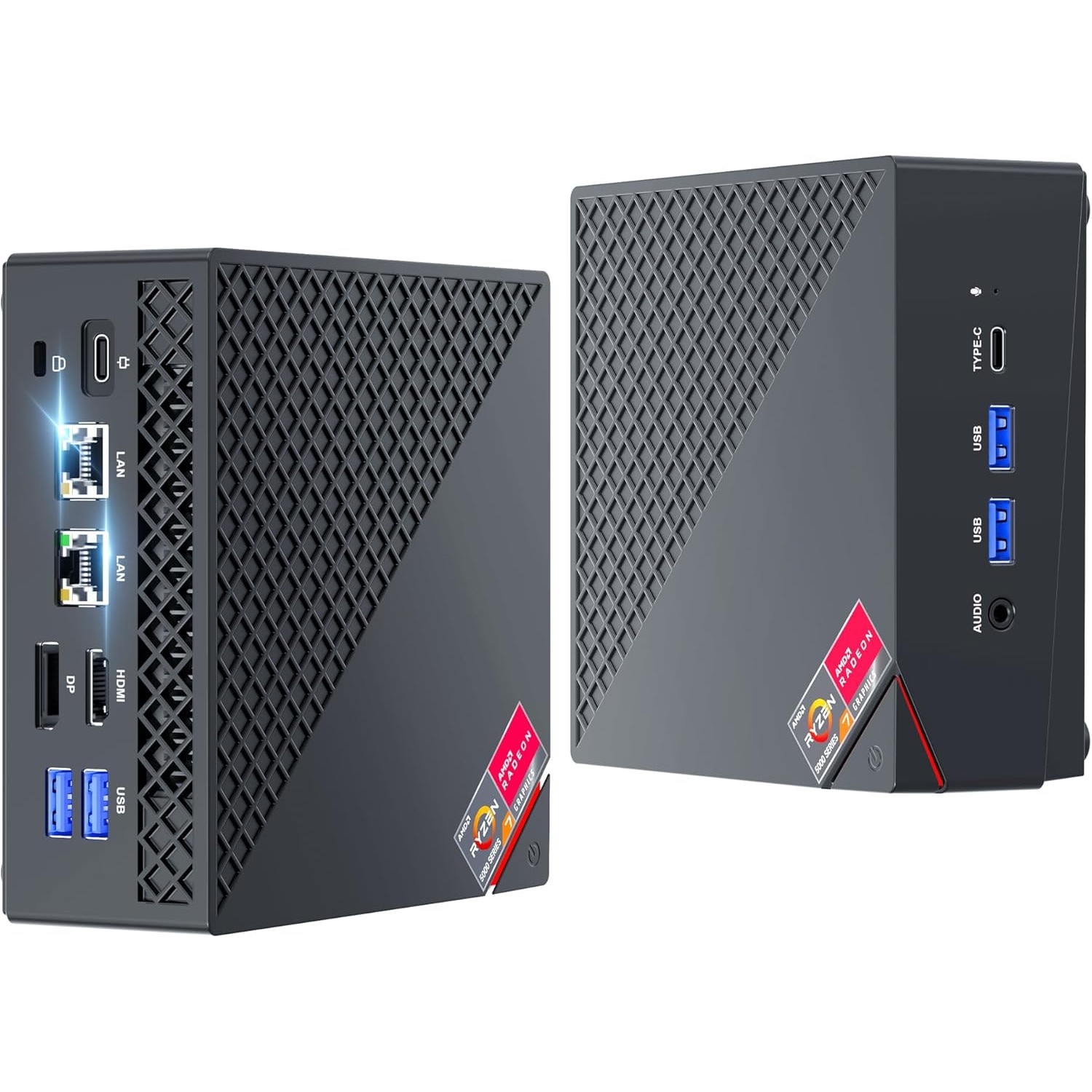 NiPoGi AM06PRO Mini PC AMD Ryzen 7 7730U Win 11 Pro (8C/16T, pana