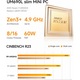 Mini PC MINISFORUM UM690L Slim, AMD Ryzen 9 6900HX processzor (8C/16T, akár 4.9 GHz), 16GB LPDDR5 és 1 TB PCIe 4.0 SSD, AMD Radeon 680M, DP/HDMI 2.1/USB 4, 4 x USB Type-A, WiFi 6E/BT 5.3
