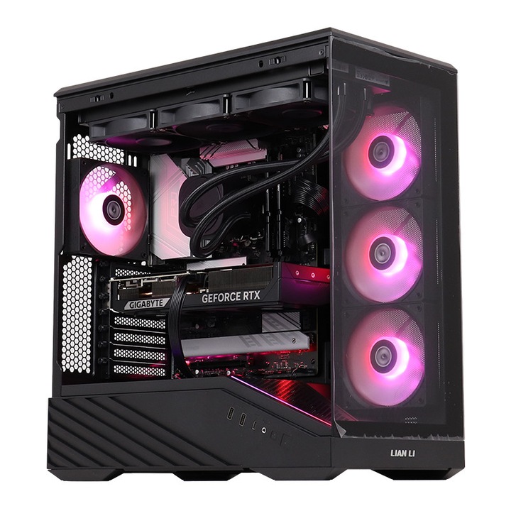 Sistem Desktop PC Gaming Elite Black Core i5-9400 up to 4.10GHz, 32GB DDR4, SSD 1TB, Video RTX3050 6GB Windows 11, Wi-Fi 6