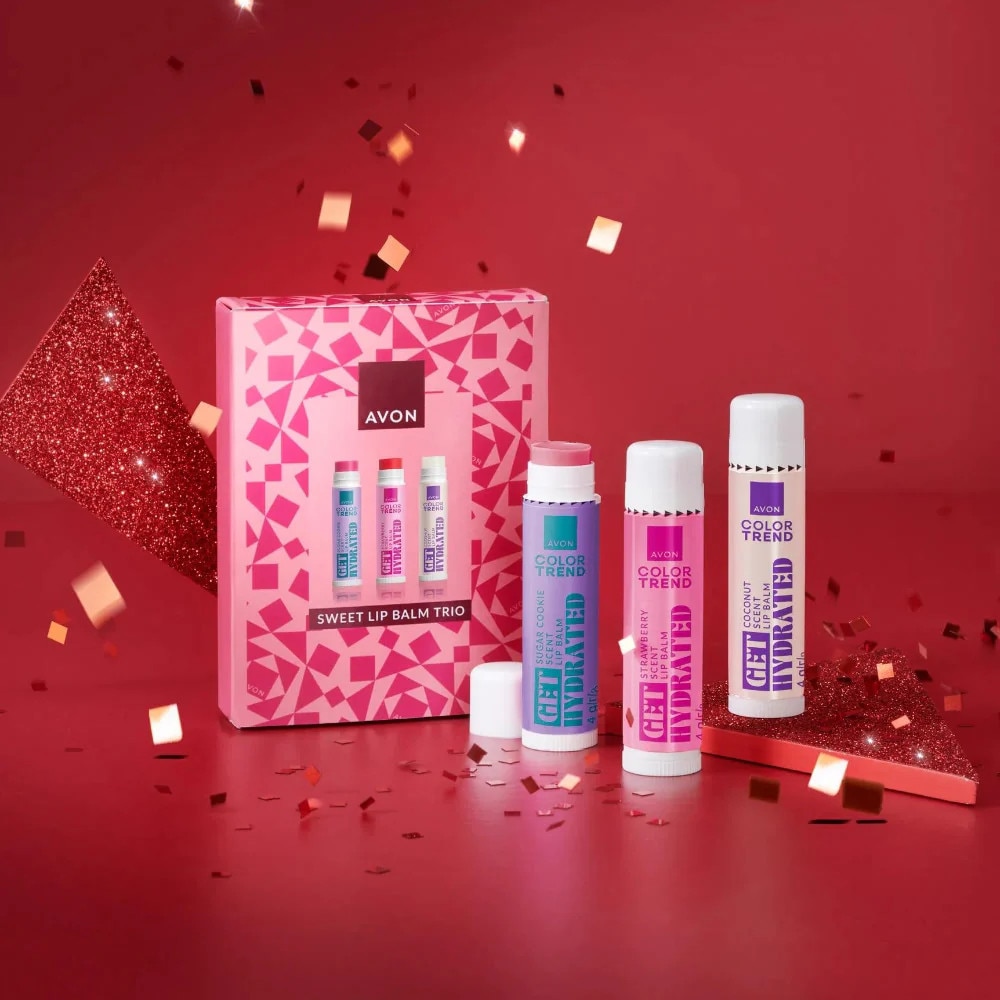 GEMMOVE Volume Boost 200ml + 60ml 3本セット Set 3 balsamuri de buze Sweet Lip Balm Trio, Avon, 3 x 4g - eMAG.ro