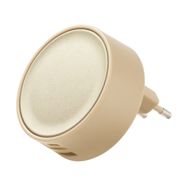 Incarcator retea Lexon Poweron, 30W, 3A, 1x USB-C, 1x USB-A, Gold