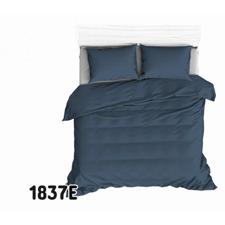 Husa pilota, 200x220 cm, bumbac, albastra, 1 bucata