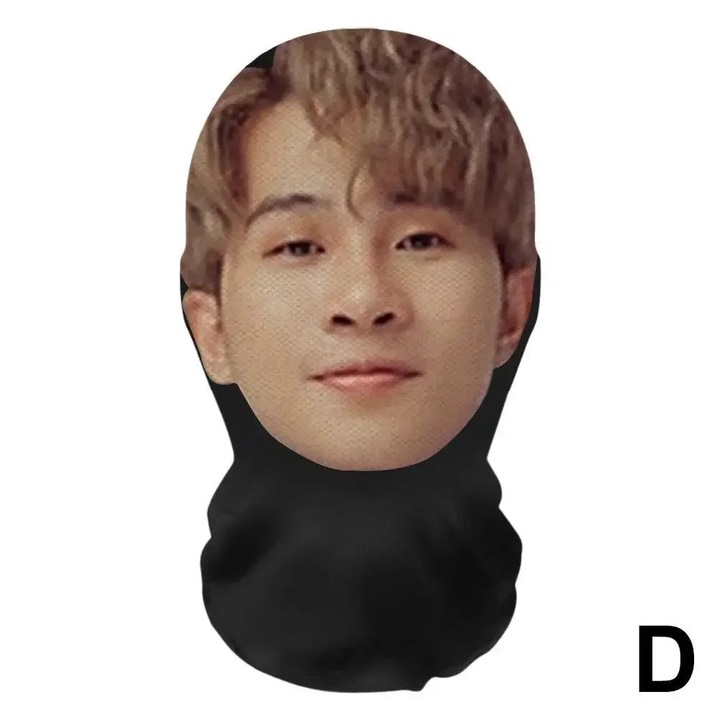 Masca 3D de Carnaval cu Fata chinez, barbati, glume