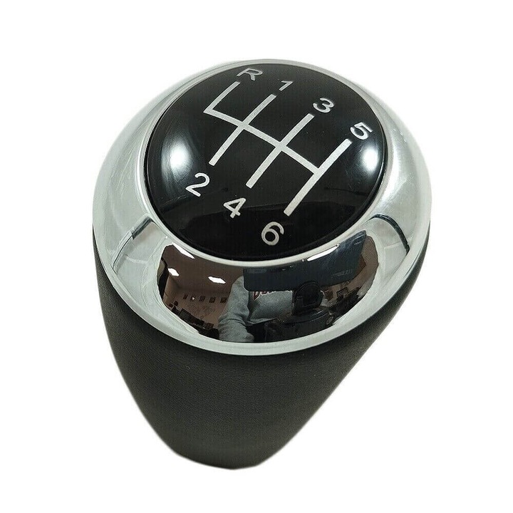 Топка за скоростен лост за Mazda 3 BK BL 5 CR CW CX-7 MX-5 Черно 6 скорости