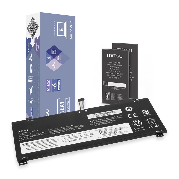 MITSU L17C4PF0 L17M4PF0 laptop akkumulátor Lenovo IdeaPad S530-13IWL-hez, intelligens védelem