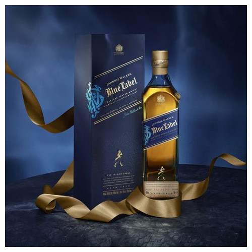 Whisky Johnnie Walker Blue Label, Blended 40%, 1l - eMAG.ro