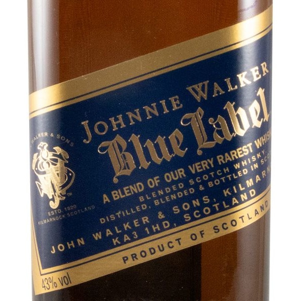 Whisky Johnnie Walker Blue Label, Blended 40%, 1l - eMAG.ro