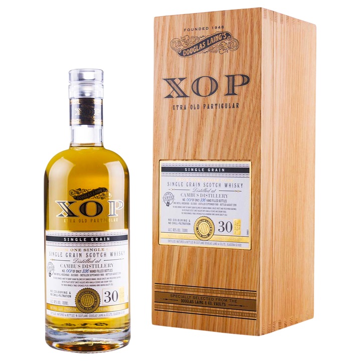 Whisky Douglas Laing Single Grain, XOP, Cambus, 30 ani, 59.5%, 0.7L