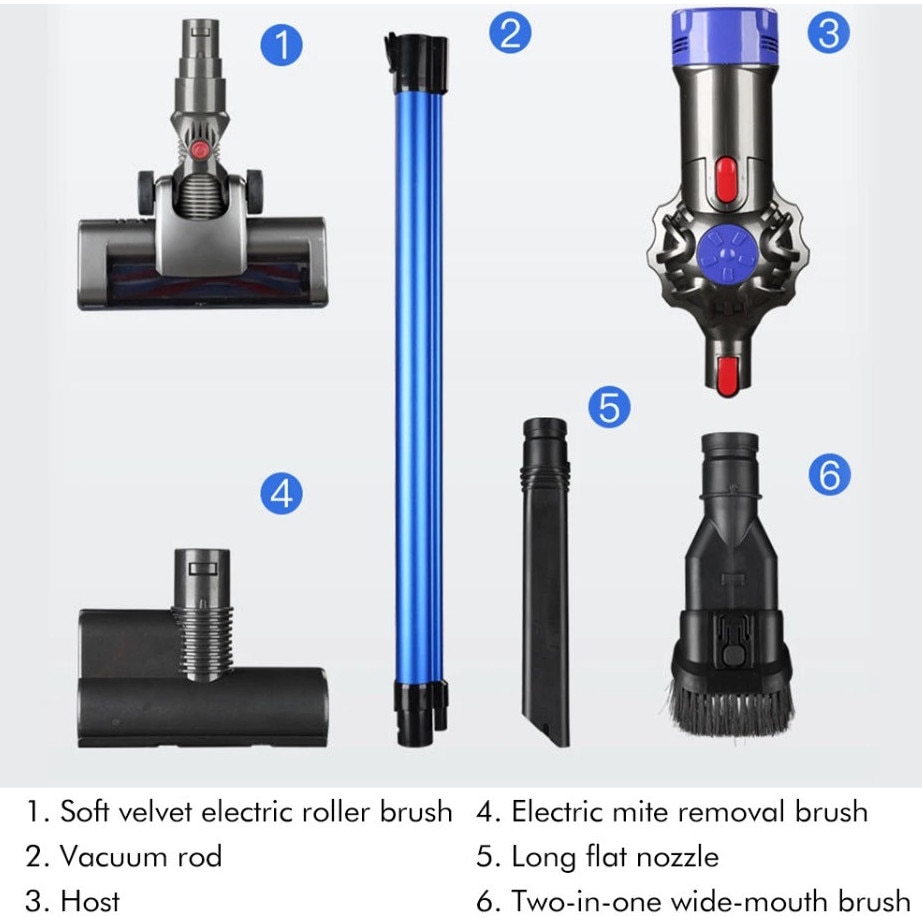 Aspirator vertical fara fir Q XC6 reincarcabil 600W de 0.8 litri