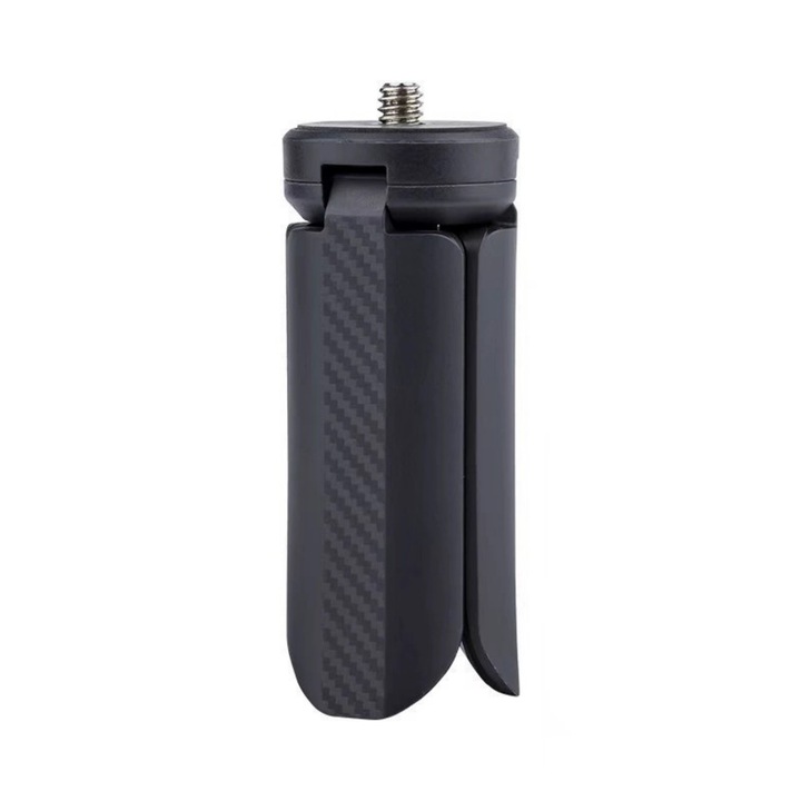 Trepied pentru camera foto sport, robust, cu conector cu filet 1/4, pentru DJI Pocket 3, portabil, negru