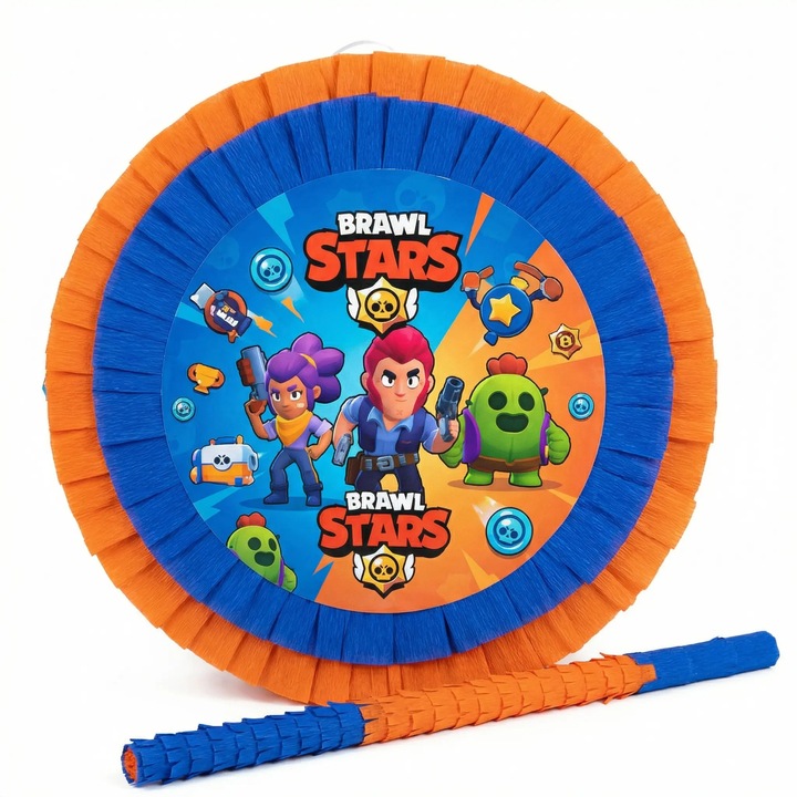 Piñata Brawl Stars cu Bat Inclus pentru Petrecere Copii