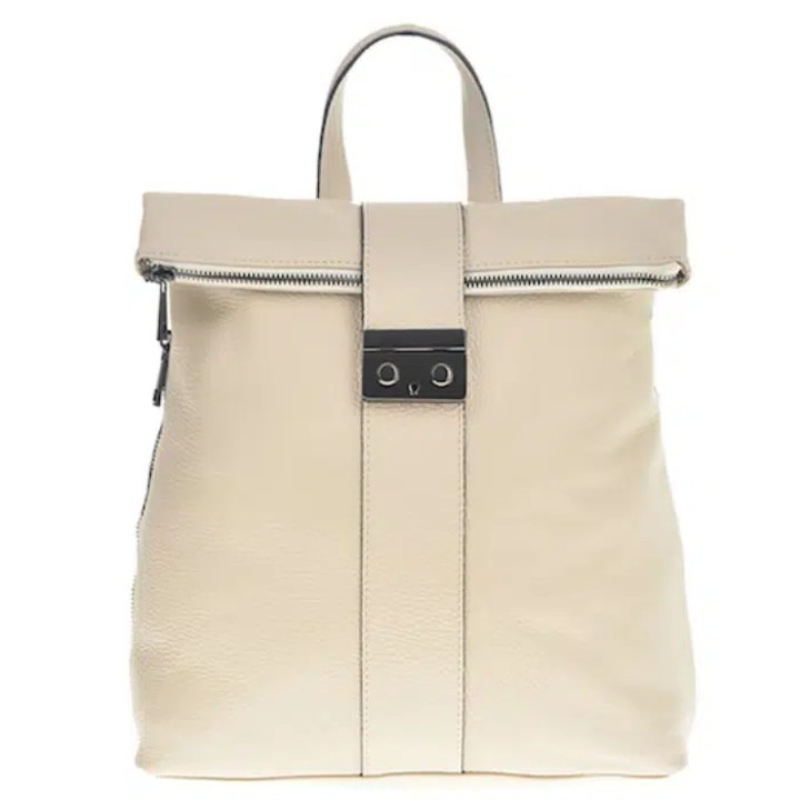 Rucsac dama din piele naturala Matis Atelier Maria - Beige